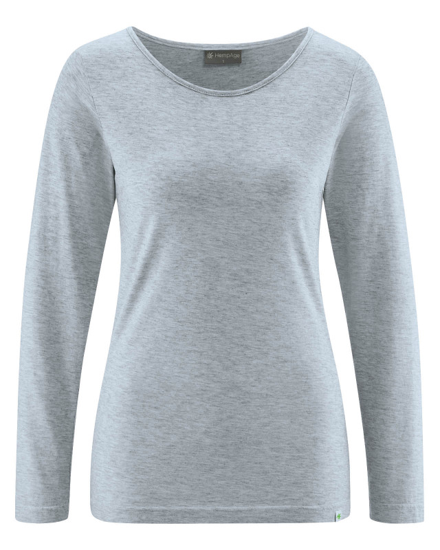 HempAge Hanf Shirt - Farbe platinum aus Hanf und Bio-Baumwolle
